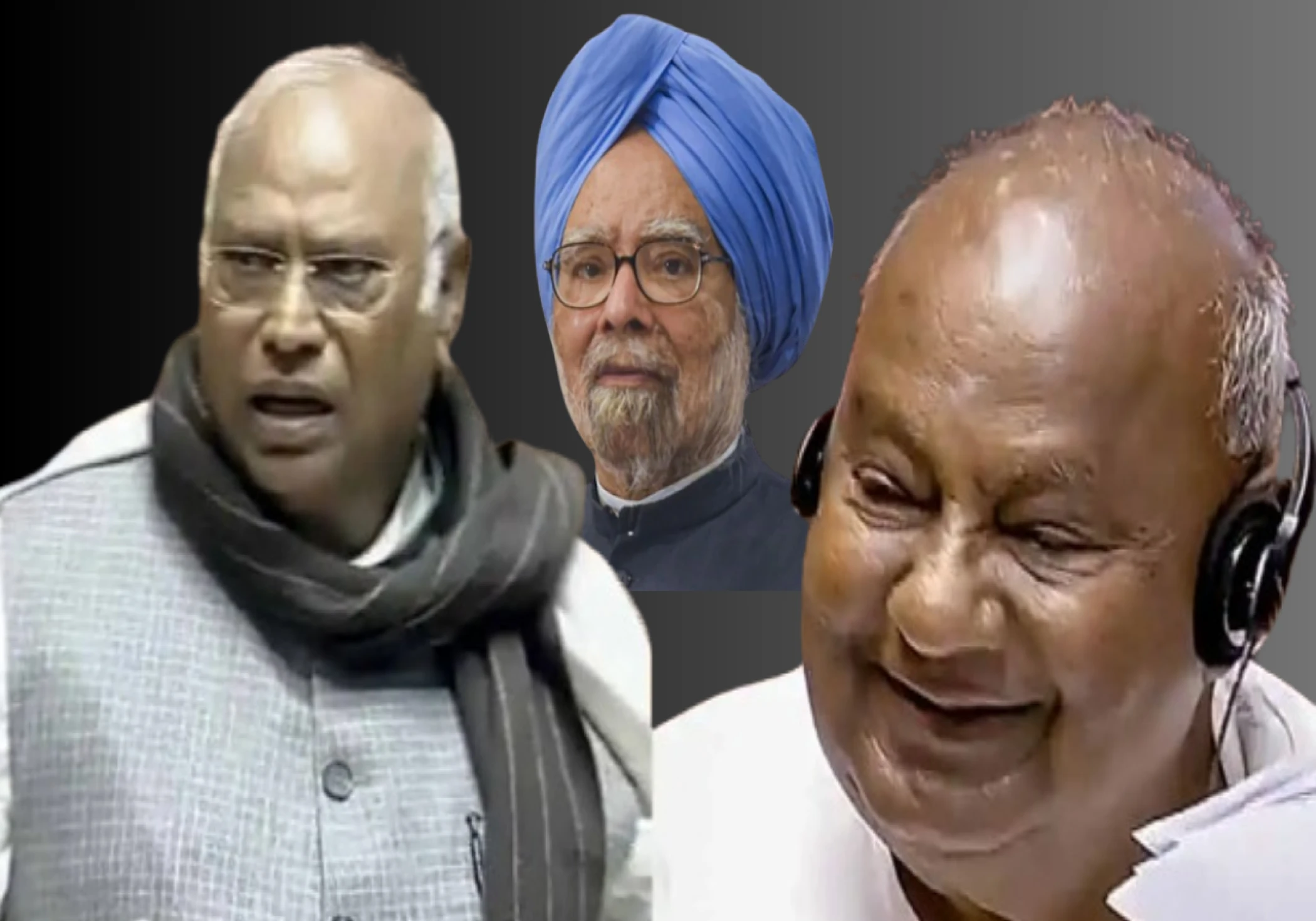 Manmohan Singh's Tears to Kharge's Plite, Former PM Deve Gowda Exposes Congress Culture